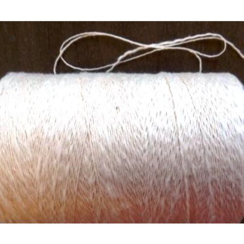 8/2 Slub Cotton - Bleached, 1/2# tube